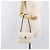 Borsa a tracolla CHANEL Matelasse con catena in pelle d'agnello Bianco Nero CC Auth 199038 - vista 26