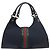 Borsa a mano GUCCI GG Canvas Web Sherry Line Nero Oro 130995 Auth yk20808SAV D'oro - vista 2