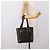 16 Céline Borsa Tote CELINE Macadam PVC Pelle Nero Tono Oro Auth BA15388 - vista 22