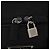 Borsa Boston PRADA Nylon 2way Nero Argento Auth 194402 - vista 22