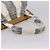 Borsa Tote CHANEL Canvas Grigio Gold CC Auth 196989V Marrone D'oro - vista 7