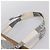 Borsa Tote CHANEL Canvas Grigio Gold CC Auth 196989V Marrone D'oro - vista 8