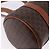 Céline Borsa a mano CELINE Macadam Canvas PVC Leather Brown Gold Auth 198260A Marrone D'oro - vista 16