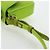 FENDI Custodia per telefono Mamma Baguette Pouch Satin Green Silver Auth 196659M Argento Verde - vista 15