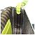 FENDI Custodia per telefono Mamma Baguette Pouch Satin Green Silver Auth 196659M Argento Verde - vista 22