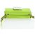 FENDI Custodia per telefono Mamma Baguette Pouch Satin Green Silver Auth 196659M Argento Verde - vista 5
