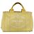 Borsa a mano PRADA Kanapa PM Canvas Yellow Gold Tone Auth BA15357 Giallo - vista 13