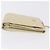 CHANEL Multi Case Matelasse Pouch Leather Ivory Gold CC Auth 199133 D'oro Crudo - vista 3