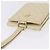 CHANEL Multi Case Matelasse Pouch Leather Ivory Gold CC Auth 199133 D'oro Crudo - vista 6