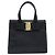 Borsa Salvatore Ferragamo Vala in pelle nera e oro Auth 197630 Nero D'oro - vista 13