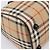 Borsa Boston Burberrys Nova Check Canvas Beige Gold Auth 200948 D'oro - vista 14