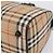 Borsa Boston Burberrys Nova Check Canvas Beige Gold Auth 200948 D'oro - vista 15