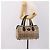 Borsa Boston Burberrys Nova Check Canvas Beige Gold Auth 200948 D'oro - vista 19
