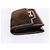 Borsa a pochette GUCCI in camoscio marrone e oro Auth 200926 D'oro - vista 3