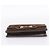 Borsa a pochette GUCCI in camoscio marrone e oro Auth 200926 D'oro - vista 6