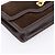 Borsa a pochette GUCCI in camoscio marrone e oro Auth 200926 D'oro - vista 8