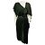 Roksanda Ilincic grünes Seiden-Midi-Cocktailkleid