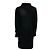 Prabal Gurung Black Langärmeliges Kaschmir-Strickkleid mit Rollkragen Schwarz - Ansicht 3
