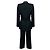 Chloé Conjunto de Blazer e Calças Chloe Black Noir em Lã Preto - vista 3