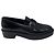 Mocassini / Loafers Chanel Neri 2024 CC Logo Heart in Vitello Lucido Classico Nero - vista 2