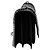 Borsa a tracolla Sunset Medium in pelle di vitello nera Saint Laurent Nero - vista 2