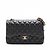 Timeless Chanel Borsa Classic Double Flap Jumbo in pelle di agnello matelassé Nera Nero