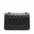 Timeless Chanel Borsa Classic Double Flap Jumbo in pelle di agnello matelassé Nera Nero - vista 2