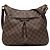 Borsa a tracolla Louis Vuitton Damier Ebene Bloomsbury PM Marrone