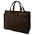 Tote Chanel in camoscio e shearling marrone - vista 2