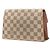 Borsa a tracolla Louis Vuitton Damier Azur Croisette Wallet on Chain bianca Bianco - vista 2
