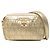 Borsa Camera Prada in pelle Nappa Gaufre dorata D'oro