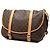 Borsa da viaggio Louis Vuitton Monogram Saumur 43 Marrone - vista 2