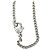 Collana con pendente Chanel CC in ottone argentato Argento - vista 6