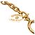 Colar com pingente acolchoado Chanel CC banhado a ouro Dourado - vista 6