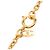 Colar com pingente acolchoado Chanel CC banhado a ouro Dourado - vista 7