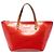 Borsa a mano Louis Vuitton Monogram Vernis Bellevue PM rossa Rosso