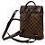 Zaino Louis Vuitton Soho Damier Ebene Marrone - vista 2