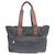 Tote Gucci in nylon nero con banda Web