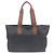 Tote Gucci in nylon nero con banda Web - vista 2