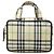 Borsa Burberry House Check in tela gialla Giallo