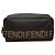 Necessaire Fendi in nylon nero con logo