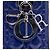 Borsa Lady Dior Medium in pelle vernice Cannage Blu - vista 5