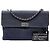 Borsa a tracolla Chanel Chocolate Bar Denim Reissue 2.55 con patta Blu - vista 7