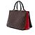 Borsa Satchel Louis Vuitton Monogram Millefeuille Marrone - vista 2