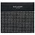 Clutch in pelle borchiata nera Saint Laurent Nero - vista 5