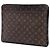 Borsa a Clutch Portfolio Louis Vuitton Monogram Macassar Marrone - vista 2