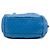 Borsa Satchel Gucci Guccissima Sukey Blu - vista 3