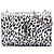 Borsa a tracolla Kate Small in pelle di vitello bianca con stampa leopardata e monogramma Saint Laurent Bianco