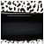 Borsa a tracolla Kate Small in pelle di vitello bianca con stampa leopardata e monogramma Saint Laurent Bianco - vista 4