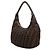 Borsa Hobo Fendi Zucca Canvas Spy Marrone - vista 2